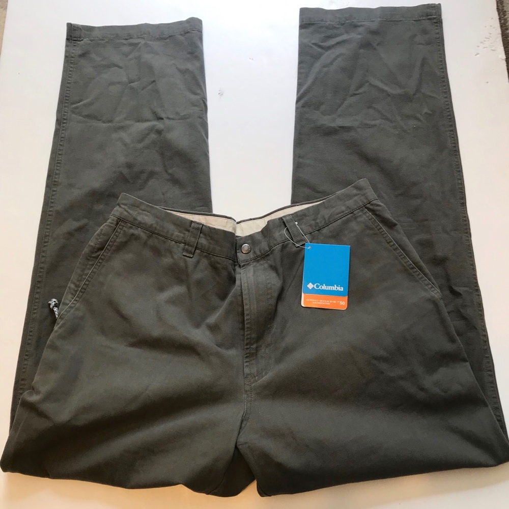 NWT Men’s Columbia Omni Shade Pants Sz 34x34